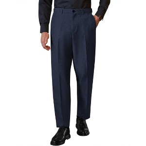 COOFANDY Men Classic Fit Dress Pant Casual Flat Front Pant Expandable Waist Suit Pant - 1 of 4