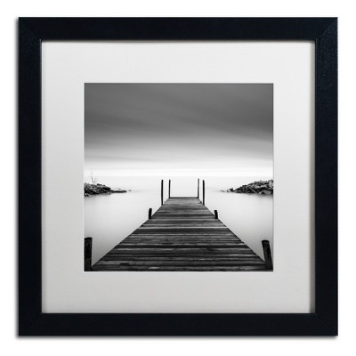 Dave MacVicar Black and White Framed Canvas Print, 20x20