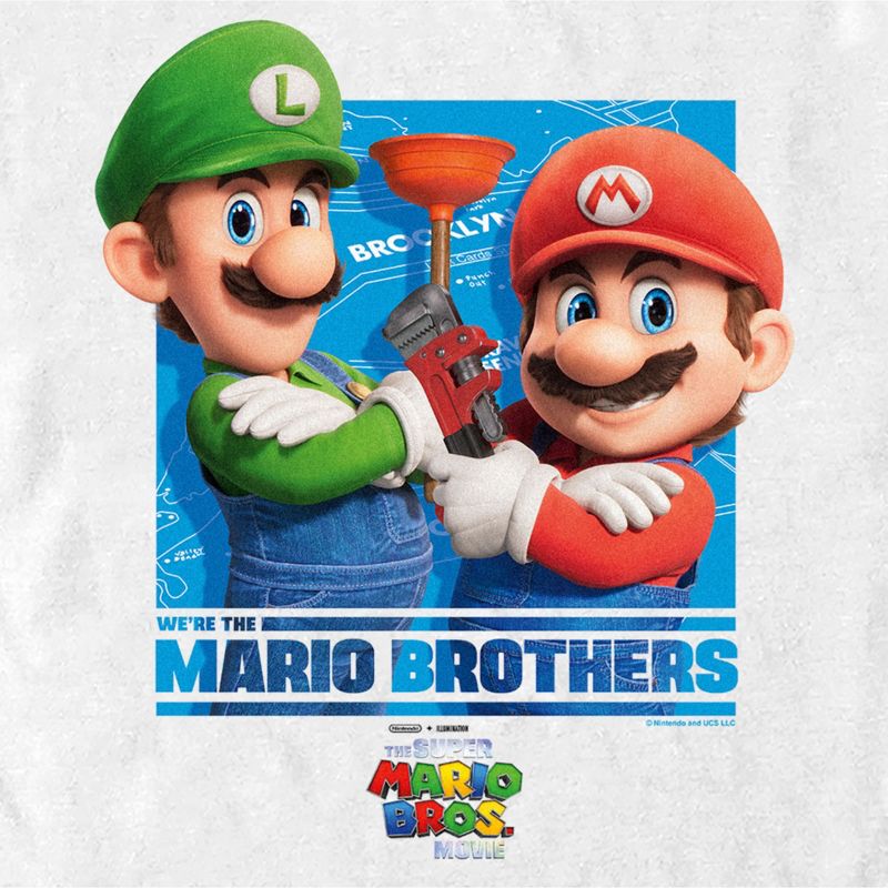 Men's The Super Mario Bros. Movie We're the Mario Brothers T-Shirt, 2 of 6