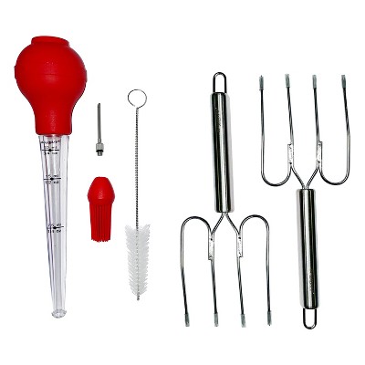 Baster with Marinade Injector & Cleaning Brush - Whisk