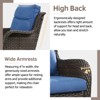 Outdoor Patio Swivel Chair Swivel Rocker Patio Chairs with 5 Inch Cushion - 4 of 4