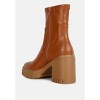 Kokum Faux Leather Platform Ankle Boots Women - 3 of 4
