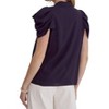 Women's Button Up Collared Top - entro - 2 of 4