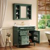 Bathroom Vanity Cabinets 36 Inches With Medicine Cabinet, Bathroom Floor Cabinets With 2 Soft Closing Doors And 4 Drawers-Cuddlewood - 2 of 4