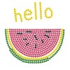 DIAMOND DOTZ Quick DOTZ Hello Watermelon Diamond Art Painting Kit 5.1" X 5.1" - 2 of 4