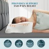 ChicFurnit Bed Pillows Supportive Memory Foam Pillow for Shoulder Ergonomic Neck Support Pillow for Bedroom, White, 24"*13"*5" - 2 of 4
