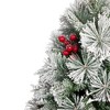Northlight Real Touch™️ Full Heavily Flocked Whittaker Spruce Artificial Christmas Tree - 5' -Unlit - 4 of 4