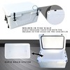 Lyngins Outdoor Storage Box, Camping Cooler Box– 5-Day Ice Retention, UV-Resistant LLDPE, Built-In Bottle Opener/Fillet Board, Deck Box Outdoor - 4 of 4