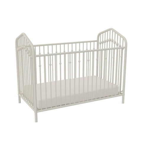 White store metal crib