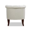 Jennifer Taylor Home Katherine Tufted Accent Chair, Sand Beige Polyester - 3 of 4
