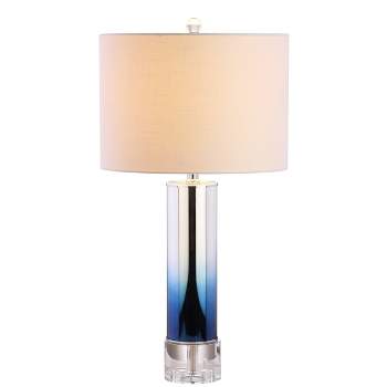JONATHAN Y Edward Glass/Crystal LED Table Lamp