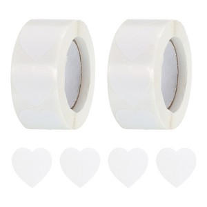 Unique Bargains Self-Adhesive Heart Decorations Stickers for Envelope Wedding 1000 Pcs - 1 of 4