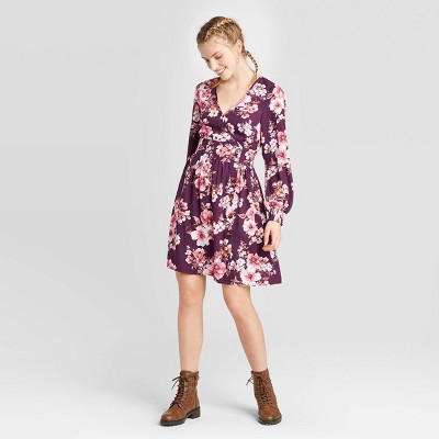 target floral wrap dress