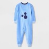 Toddler Boys' Bluey Long Sleeve Blanket Sleeper Halloween Footed Pajama - Blue - 2 of 4