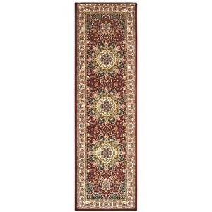 Oriental Weavers Kashan 119N1 Red/ Ivory Indoor Area Rug - 2'3" x 7'6" - 1 of 2
