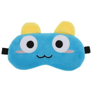 Unique Bargains Soft Cartoon Sleep Mask Staring Eyes Blue 1 Pc - 1 of 4
