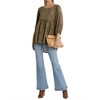 Women's Babydoll Keyhole Blouse - umgee - 4 of 4