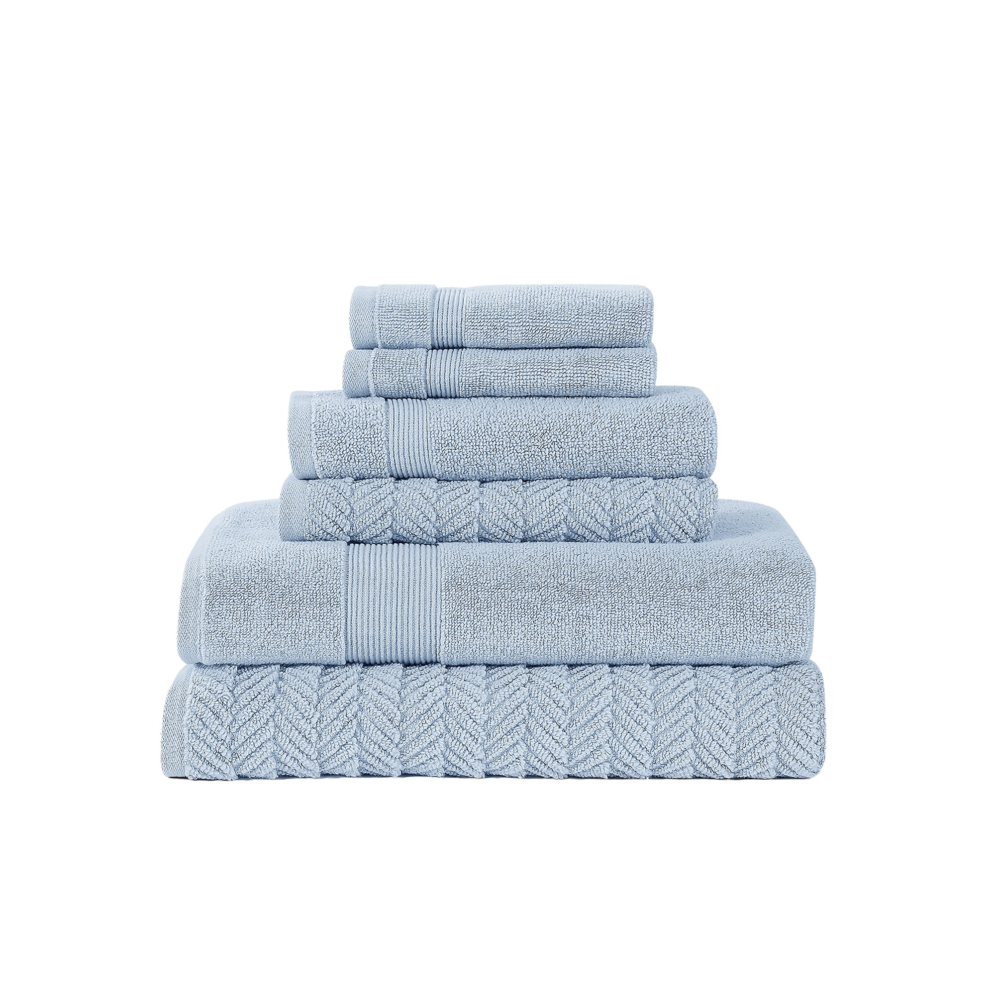 Otis Jacquard 6-Piece Cotton Towel Set
