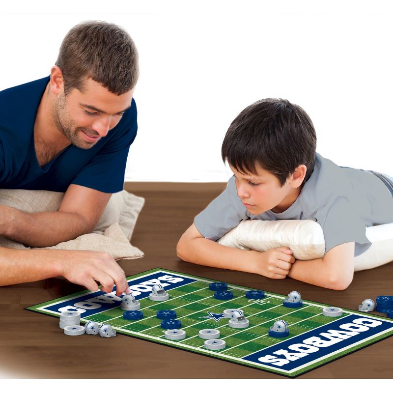 MasterPieces Officially licensed NFL Dallas Cowboys Checkers Board Game for Families and Kids ages 6 and Up, 5 of 6