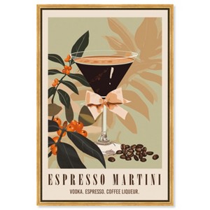 Art Remedy Classy Espresso Martini Poster Trendy Coastal Print