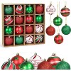 2.36 Inch Christmas Decorations Christmas Tree 16-Pack Premium Christmas Ball Ornaments - 4 of 4
