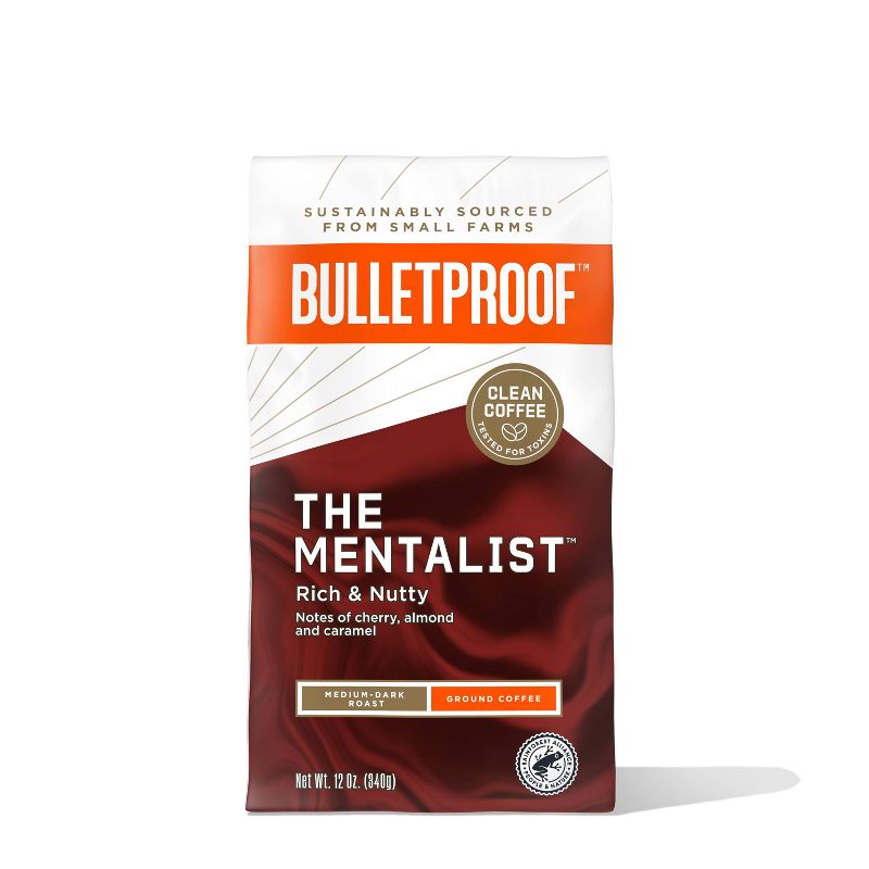 Bulletproof Mentalist Medium Dark Roast Ground Coffee -12oz, 1 of 10