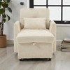 Mshliw Chenille Upholstered Recliner Chair, Single Sofa, Hidden Storage Compartment and Side Pockets for Living Room or Bedroom - 2 of 4