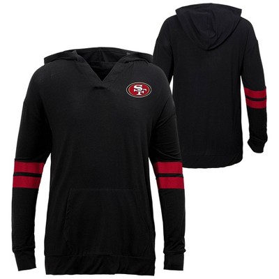 49ers short sleeve hoodie