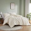 3Pcs Comforter Set, Modern Bedding Set, Microfiber Bed Comforter - 2 of 4