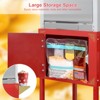JVNOXK 22-ounce commercial popcorn machine with stainless steel pot, warming light, and accessories—perfect for home parties and movie nights—Red - 4 of 4