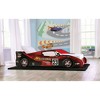 Twin Size Bed Frame with Race Car Design for Bedroom - 3 of 4