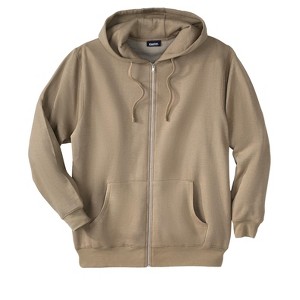 KingSize Men's Big & Tall Fleece Zip-Front Hoodie - 1 of 2