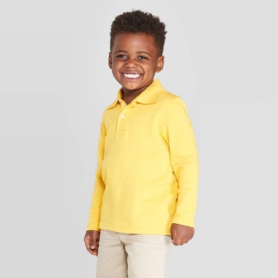 yellow polo shirt toddler