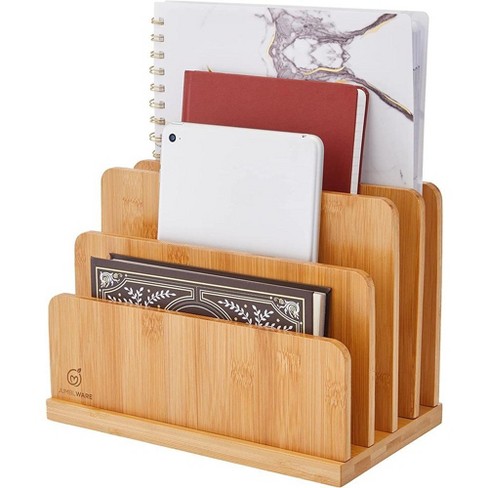 Artisan Crafted Wooden Desktop Organizer: Distinctive Pen Caddy