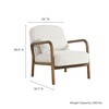 Modway  Charlie Armchair, Ivory - 3 of 4
