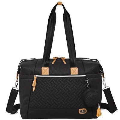 Dikaslon Diaper Bag Tote with Pacifier Case and Changing Pad Baby Bag for Boys and Girls
