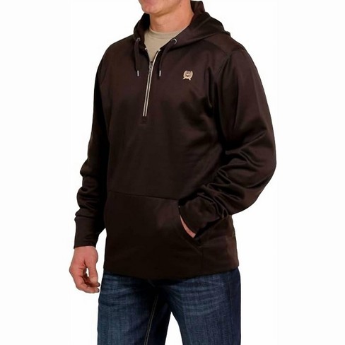 Men's Flag Pullover 1/2 Zip Hoodie - CINCH - image 1 of 2