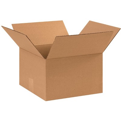 The Packaging Wholesalers Corrugated Boxes 11" x 11" x 7" Kraft 25/Bundle BS111107