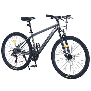 VASIP 27.5 inch 21-Speed Mountain Bike for Adults & Teens, Aluminum Alloy Frame with Front Suspension,Blue - 1 of 4