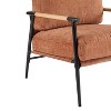 CAVINAS Modern Accent Chair with Plush Cushion,Sturdy Metal Frame,Plush Armchair for Living Room,Bedroom,Office Seating - 4 of 4