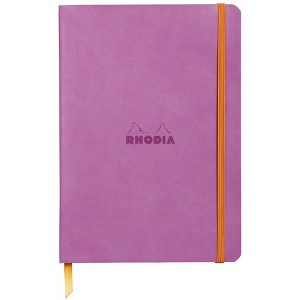 Rhodia Rhodiarama Soft Notebook - 80 Lined Sheets - 6 x 8 1/4 - Lilac - 1 of 4