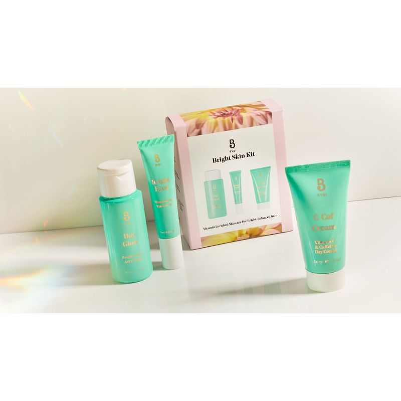 BYBI Clean Beauty Brightening Skincare Set with Eye Cream, Facial Tonic and Face Moisturizer - 3pc/3.7 fl oz, 3 of 4