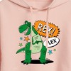 Women's - Disney - Rex Flex Cropped Graphic Hoodie - 2 of 3