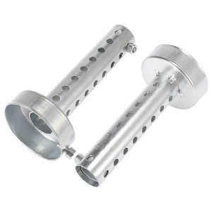 Unique Bargains Motorcycle Exhaust Silencer Exhaust Insert Muffler Pipe 2 Pcs - 1 of 4