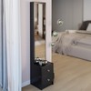 Runesay Modern Full Body Mirror Cabinet, Extra Large Mirror, Multi Layer High Capacity Storage - 4 of 4