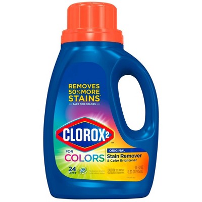 Stain Remover and Color Booster, Regular, 33 oz Bottle, 6/Carton