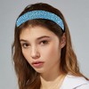 Unique Bargains Women's Bling Rhinestone Padded Hairband Faux Crystal Hair Accessories 1.18 Inch Wide 1 Pc - 3 of 4