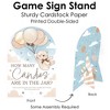Big Dot of Happiness We Can Bearly Wait - How Many Candies Teddy Bear Baby Shower Game - 1 Stand and 40 Cards - Candy Guessing Game - 4 of 4