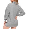 Adore Me Women's Cate Sweatshirt Lounge L / Light Heather Gray. - 2 of 4
