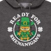 Men's - Garfield - Ready for Shananigans St. Patrick's Day Graphic Fleece Pullover Hoodie - 2 of 4